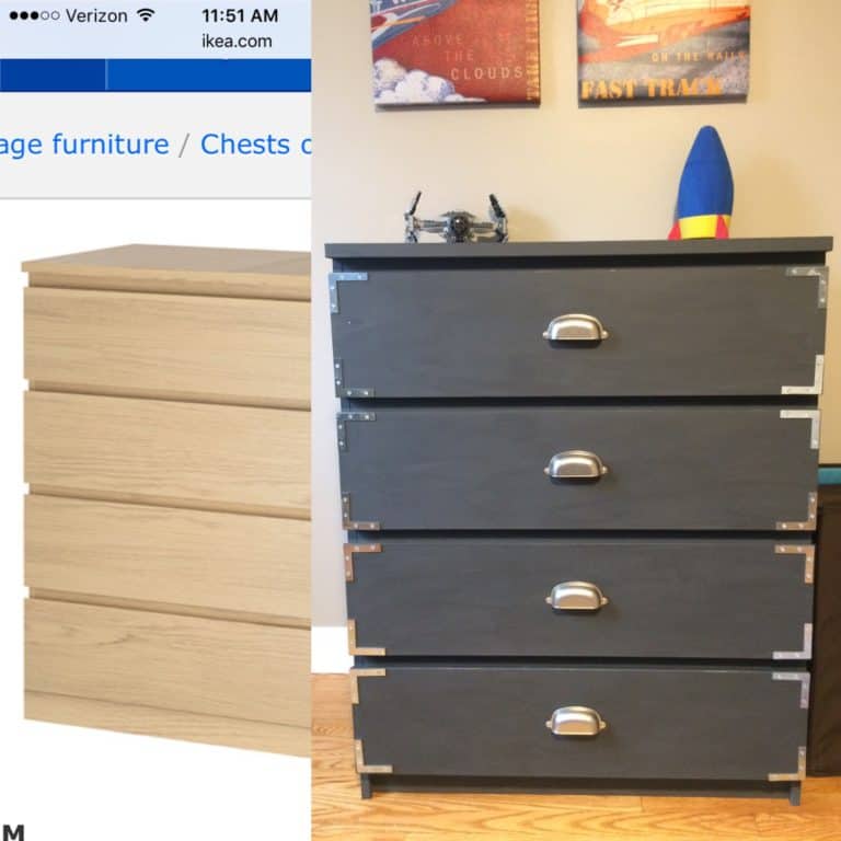 Easy Ikea Hack Dresser Update with Paint