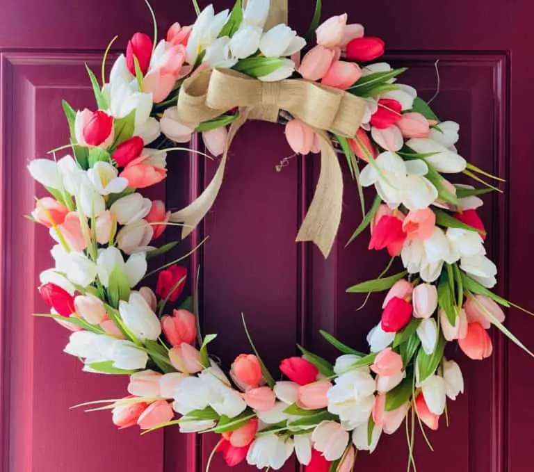 Spring Tulip Wreath