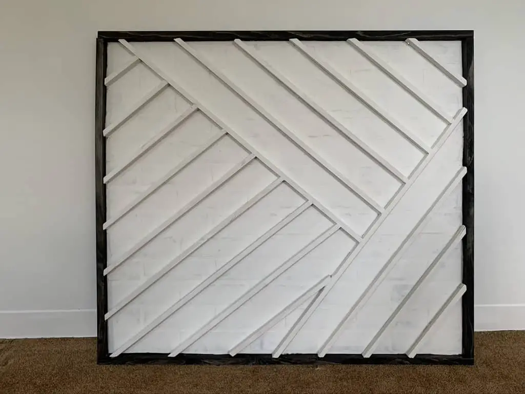 West elm wood art knockoff