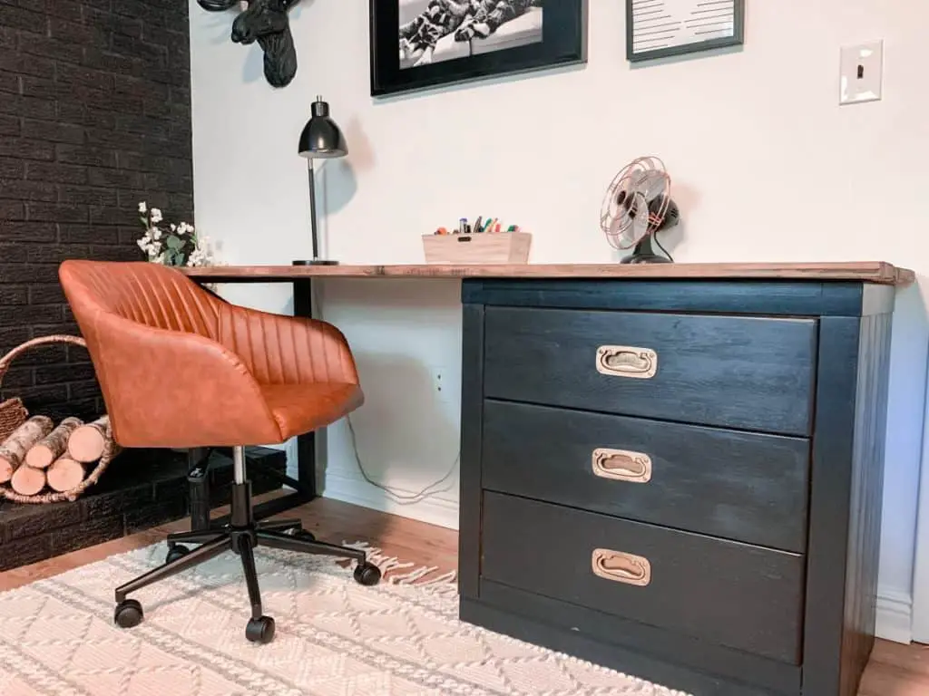 Finished Desk Dresser Combo