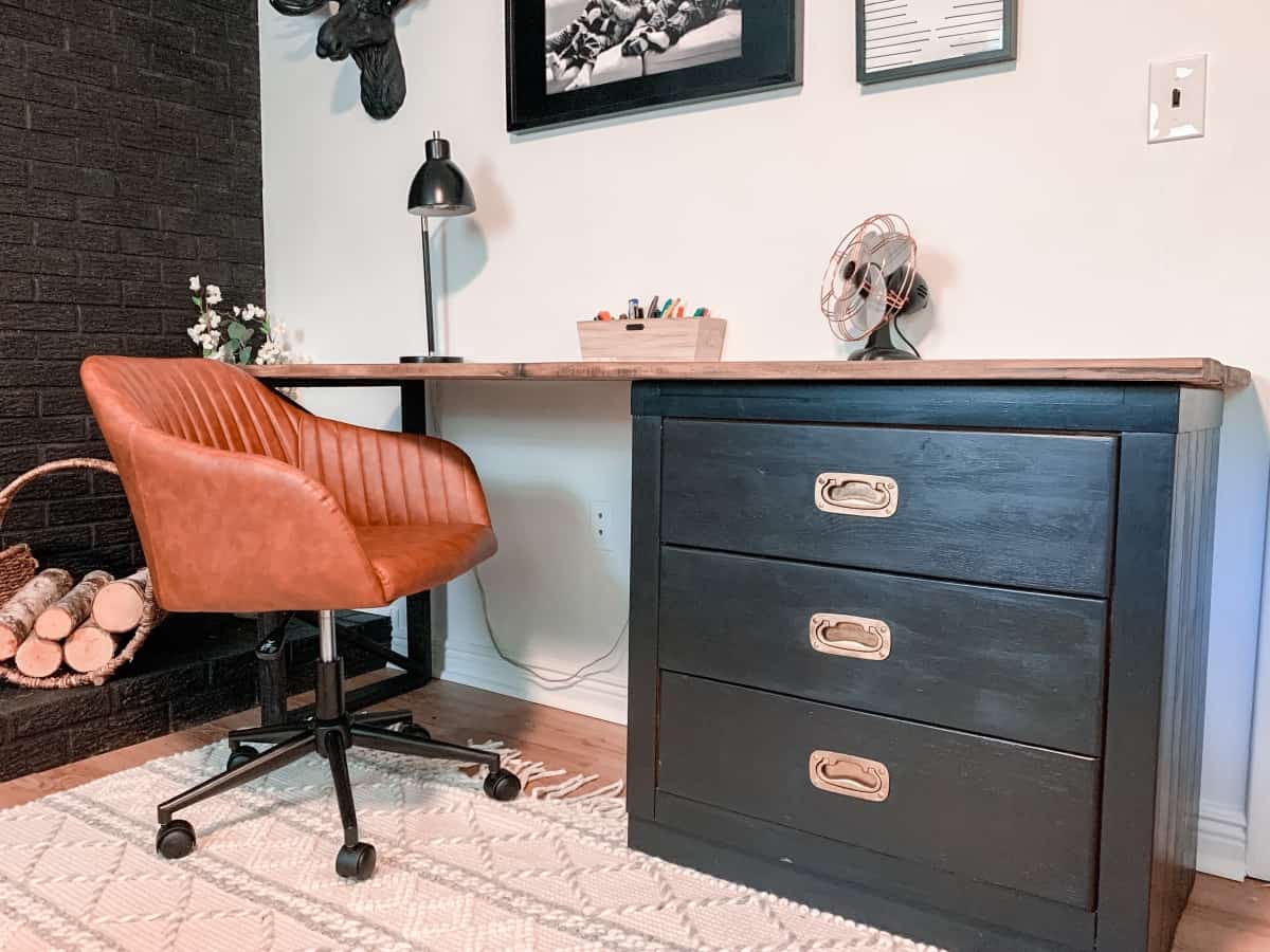 Finished Desk Dresser Combo