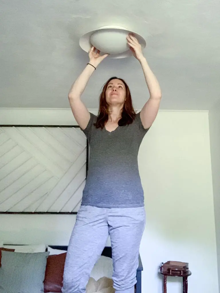 Finishing Up replacing light fixture solo