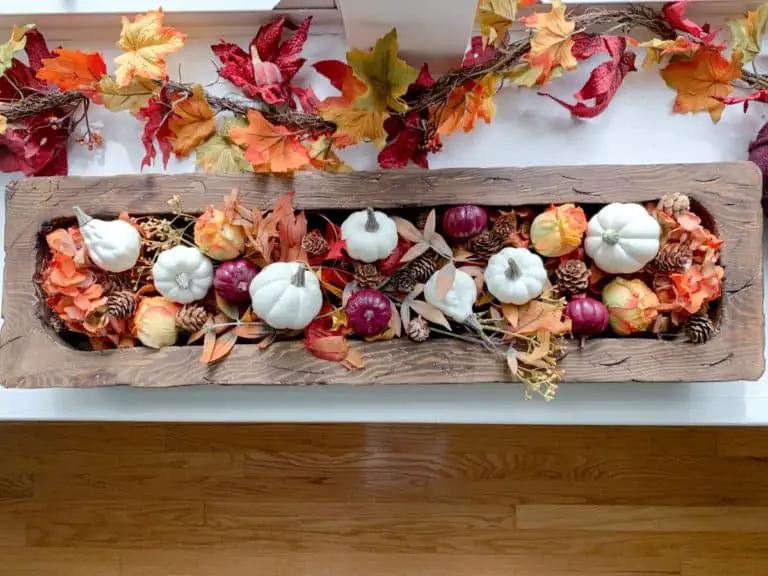 Fall Dough Bowl Decor