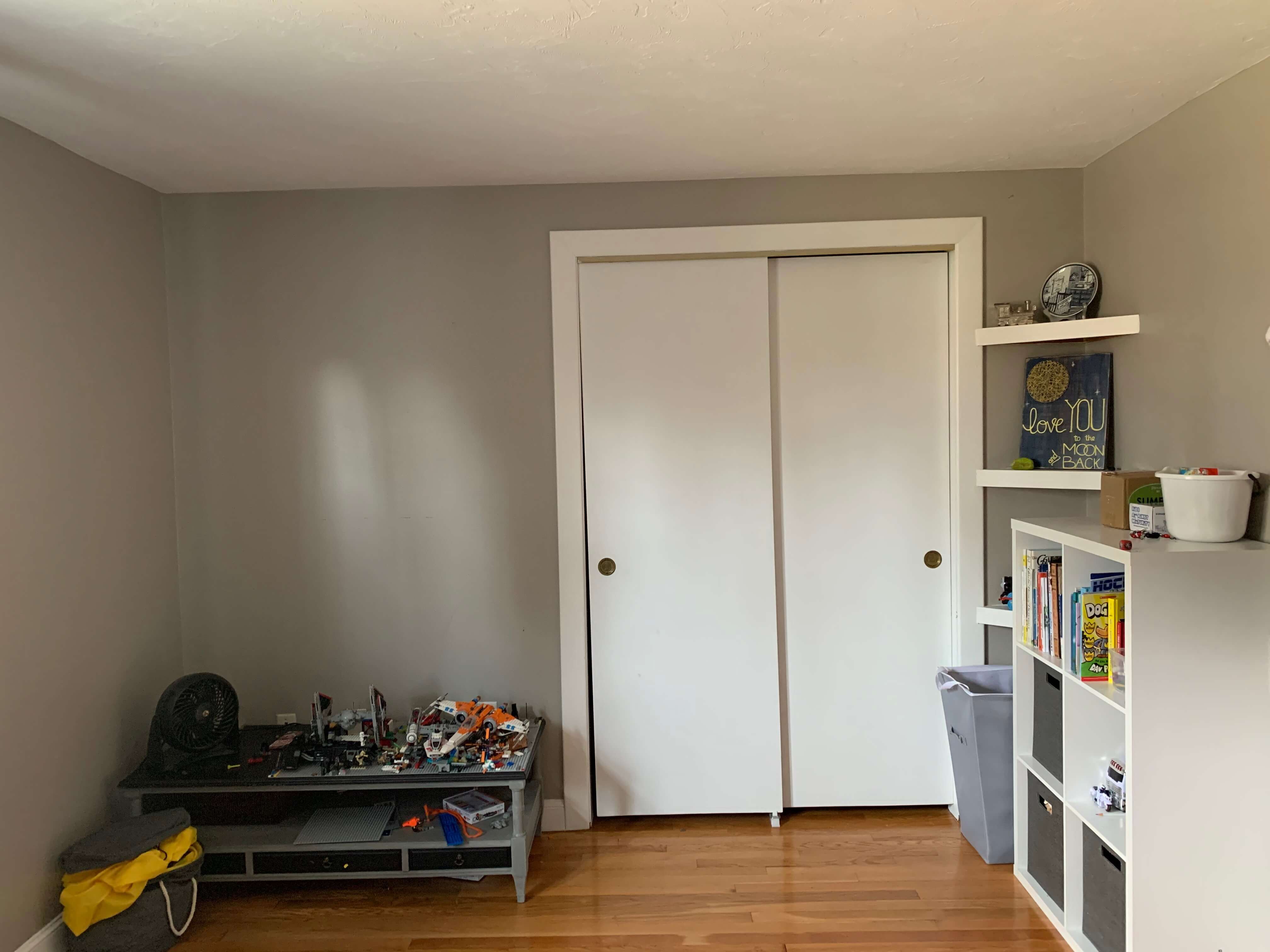 Messy bedroom before pic