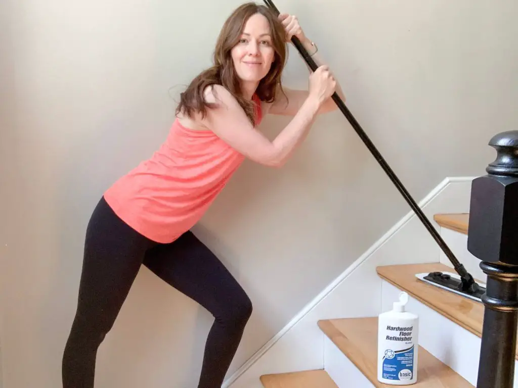 Hardwood refinishing application