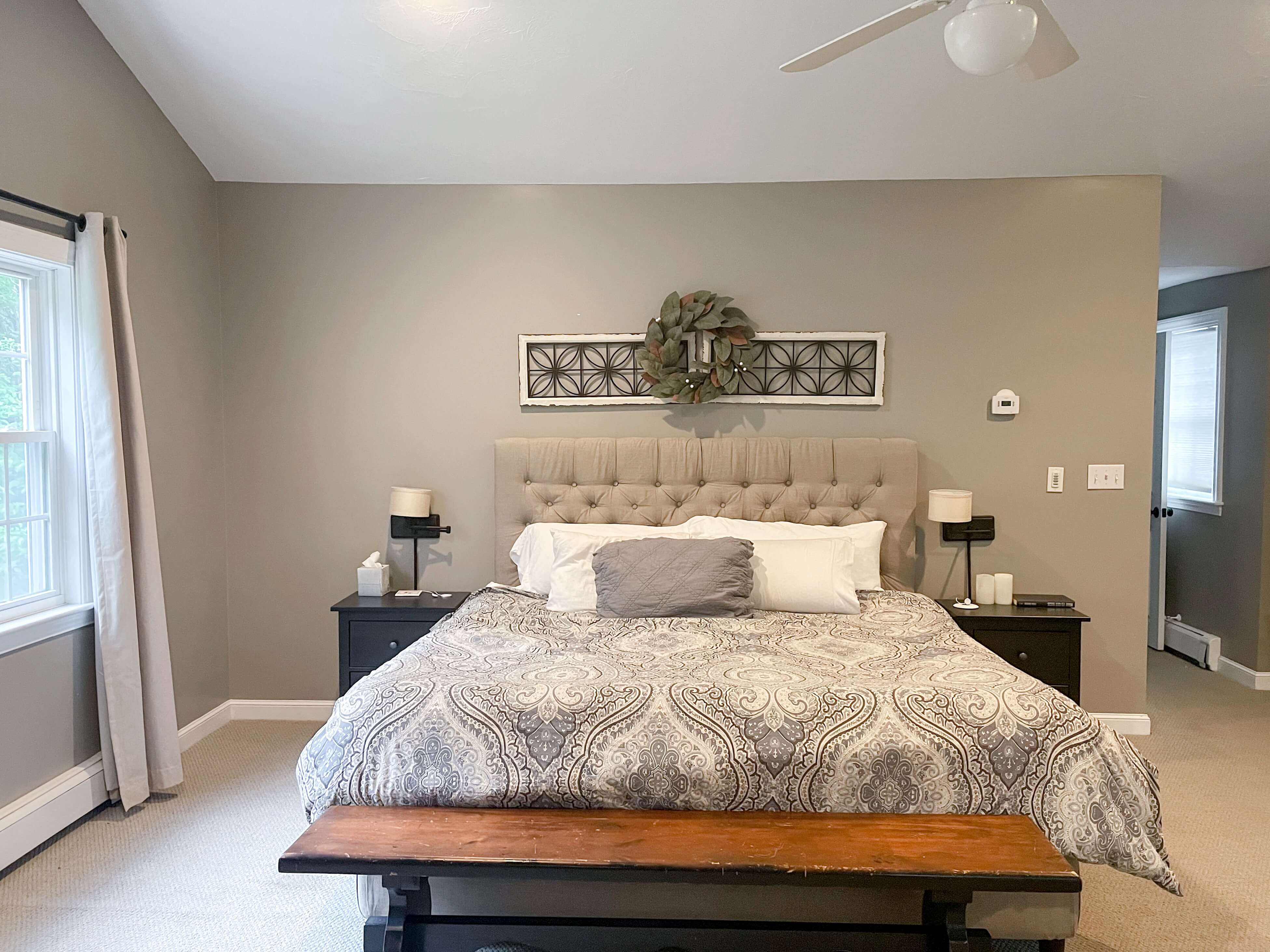 Bedroom wall before 2