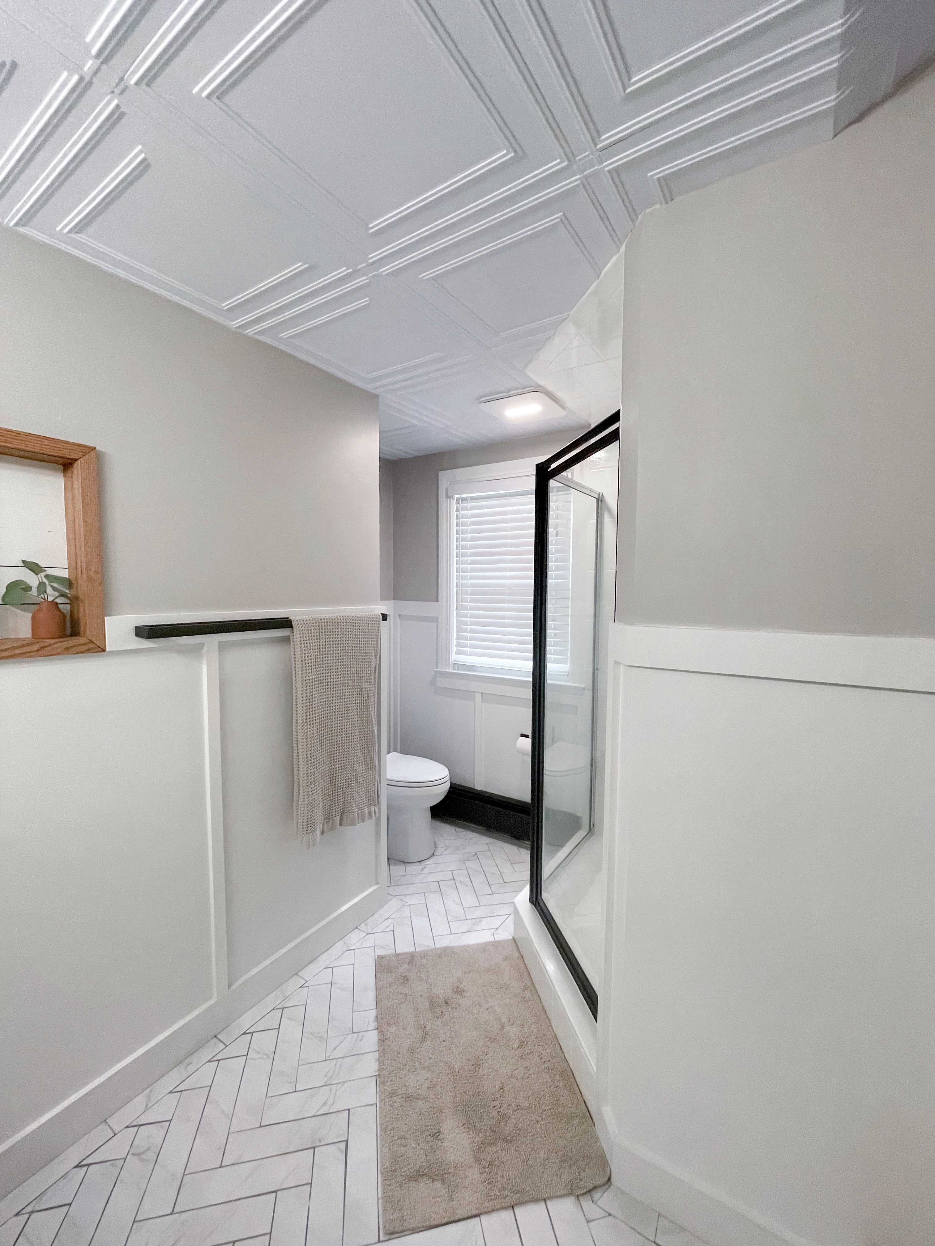 Full bathroom with flooring