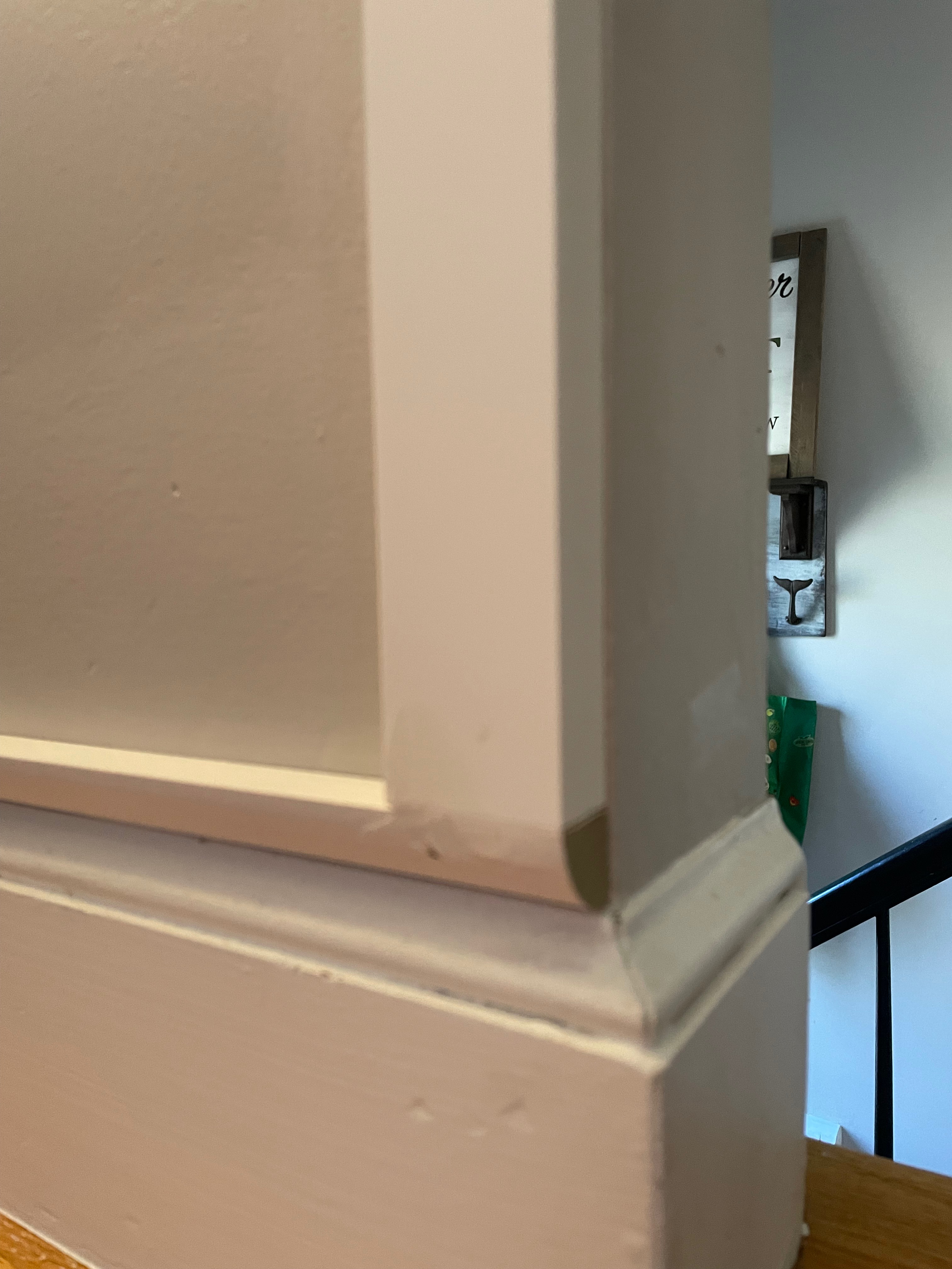 Quarter round with trim