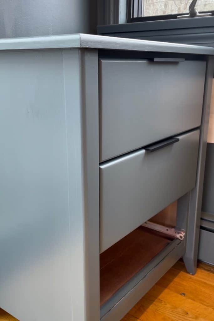 Matte black hardware