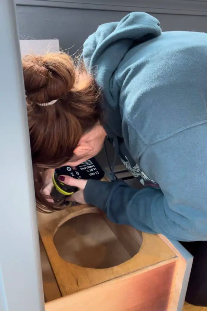 Attaching into drawer